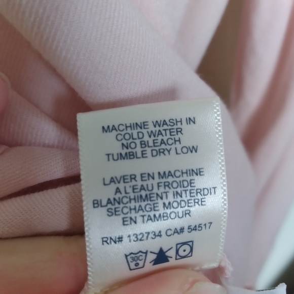 Anthropologie Cloth and Stone Tie Back Pastel Pink Peplum Long Sleeve Blouse - Picture 10 of 10